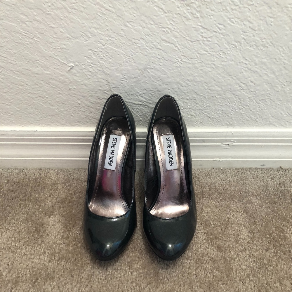 Charcoal Gray Steve Madden Heels